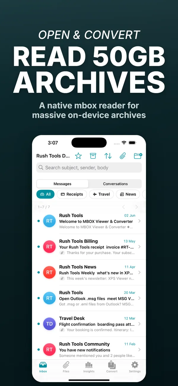 iPhone app screenshot 2