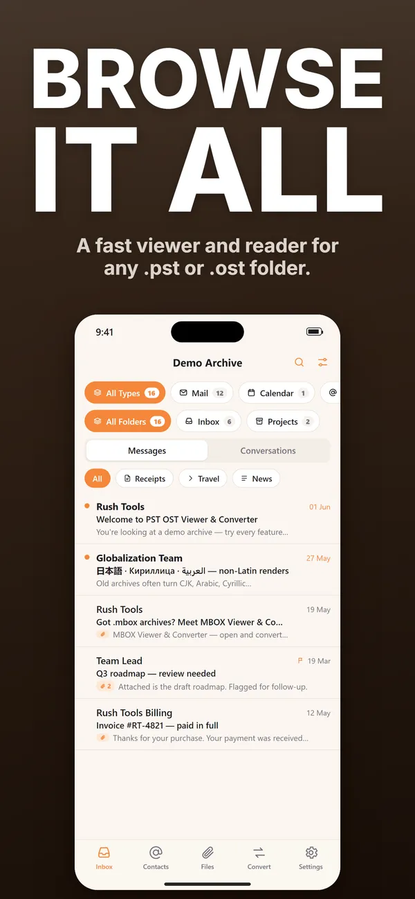 iPhone app screenshot 2